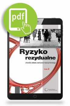 The cover of the book titled: Ryzyko rezydualne- chorób układu sercowo-naczyniowego, t. 2