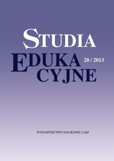 The cover of the book titled: Studia Edukacyjne 28/2013