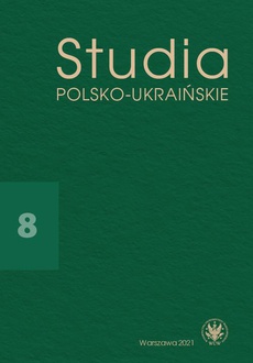 The cover of the book titled: Studia Polsko-Ukraińskie 2021/8