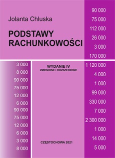 The cover of the book titled: Podstawy rachunkowości. Wyd. 4