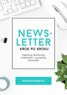 The cover of the book titled: Newsletter krok po kroku