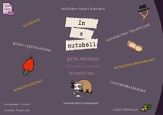 The cover of the book titled: Matura podstawowa: In a nutshell. Słownictwo