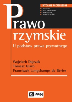 The cover of the book titled: Prawo rzymskie
