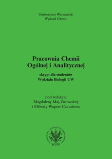 The cover of the book titled: Pracownia Chemii Ogólnej i Analitycznej