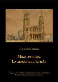 Обложка книги под заглавием:Msza ateusza. La messe de l’athée
