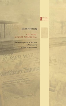 The cover of the book titled: Czytając gazetę niemiecką...