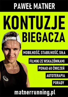 Обложка книги под заглавием:Kontuzje Biegacza