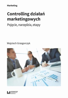 The cover of the book titled: Controlling działań marketingowych