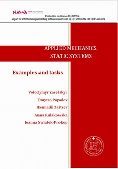 Okładka książki o tytule: Applied mechanics. Static systems. Examples and tasks