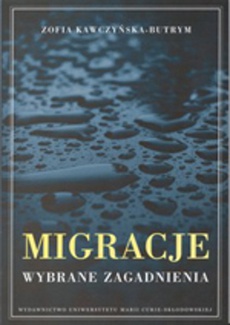 The cover of the book titled: Migracje. Wybrane zagadnienia
