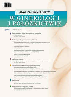 Okładka książki o tytule: Analiza przypadków w ginekologii i położnictwie 2/2015