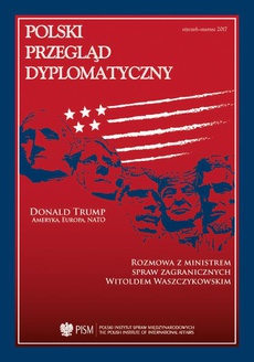 Okładka książki o tytule: Polski Przegląd Dyplomatyczny 1/2017