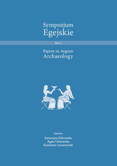 Обложка книги под заглавием:Sympozjum Egejskie. Volumen 2