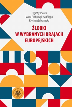 Обложка книги под заглавием:Żłobki w wybranych krajach europejskich