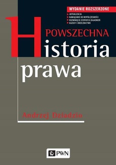 Обкладинка книги з назвою:Powszechna historia prawa