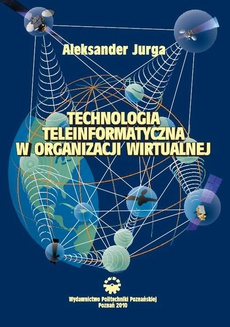 Обложка книги под заглавием:Technologia teleinformatyczna w organizacji wirtualnej