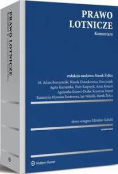 The cover of the book titled: Prawo lotnicze. Komentarz