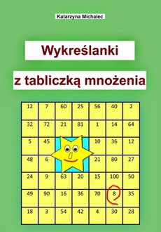 The cover of the book titled: Wykreślanki z tabliczką mnożenia
