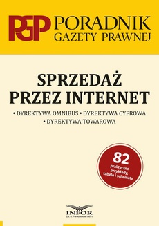 The cover of the book titled: Sprzedaż przez internet