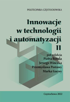 The cover of the book titled: Innowacje w technologii i automatyzacji II