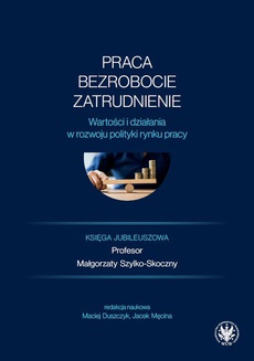 The cover of the book titled: Praca, bezrobocie, zatrudnienie