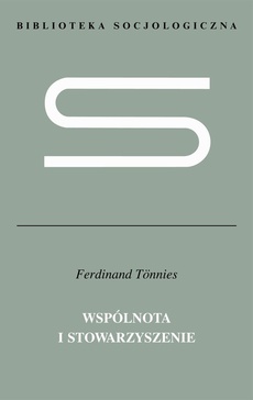 The cover of the book titled: Wspólnota i stowarzyszenie