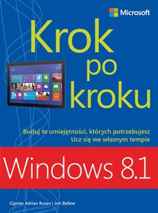 The cover of the book titled: Windows 8.1 Krok po kroku