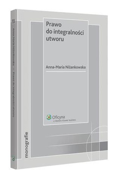 The cover of the book titled: Prawo do integralności utworu