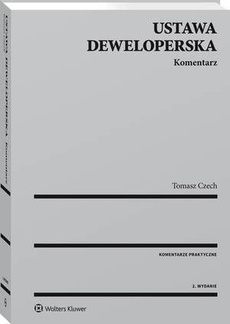 The cover of the book titled: Ustawa deweloperska. Komentarz