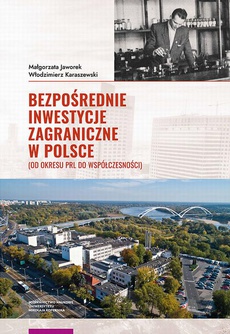 Okładka książki o tytule: Bezpośrednie inwestycje zagraniczne w Polsce