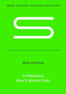 The cover of the book titled: O podziale pracy społecznej