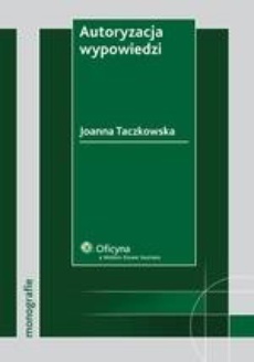 The cover of the book titled: Autoryzacja wypowiedzi