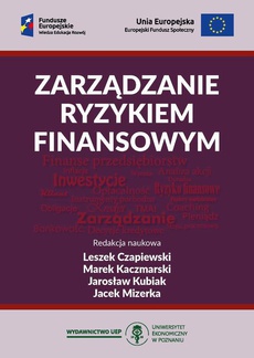 Обложка книги под заглавием:Zarządzanie ryzykiem finansowym