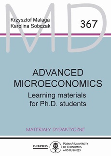 The cover of the book titled: Advanced microeconomics: Learning materials for Ph.D. students