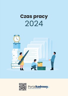 The cover of the book titled: Czas pracy 2024