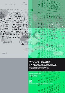 The cover of the book titled: Wybrane problemy i wyzwania gospodarcze. Ujęcie interdyscyplinarne