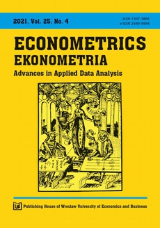 The cover of the book titled: Ekonometria 25/4