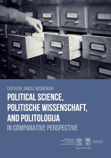 Okładka książki o tytule: Political Science, Politische Wissenschaft, and Politologija in Comparative Perspective