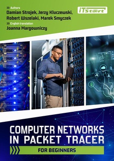 The cover of the book titled: Computer Networks in Packet Tracer for beginners