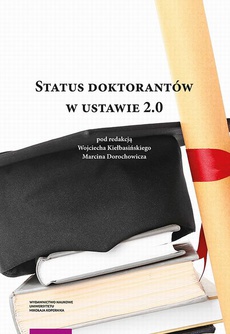 Обложка книги под заглавием:Status doktorantów w ustawie 2.0