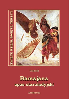 Обложка книги под заглавием:Ramajana Epos indyjski
