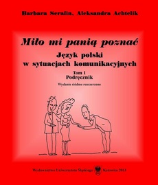 Обложка книги под заглавием:Miło mi panią poznać. Wyd. 7. rozszerz. (2 wolumeny)