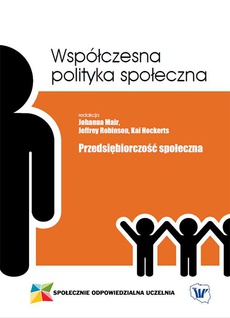 The cover of the book titled: Przedsiębiorczość społeczna