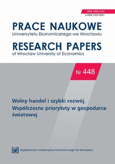 The cover of the book titled: Prace Naukowe Uniwersytetu Ekonomicznego we Wrocławiu, nr 448