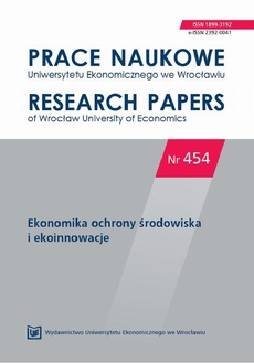 The cover of the book titled: Prace Naukowe Uniwersytetu Ekonomicznego we Wrocławiu, nr 454