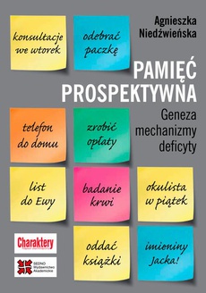 Обложка книги под заглавием:Pamięć prospektywna Geneza mechanizmy deficyty