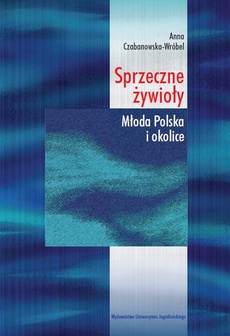 Обложка книги под заглавием:Sprzeczne żywioły