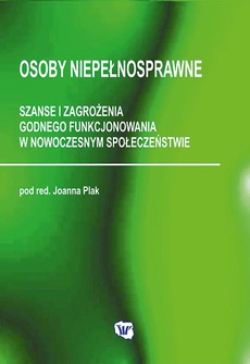 The cover of the book titled: Osoby niepełnosprawne