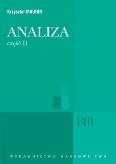 The cover of the book titled: Analiza, cz. 2