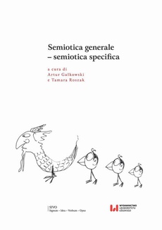 Okładka książki o tytule: Semiotica generale - semiotica specifica